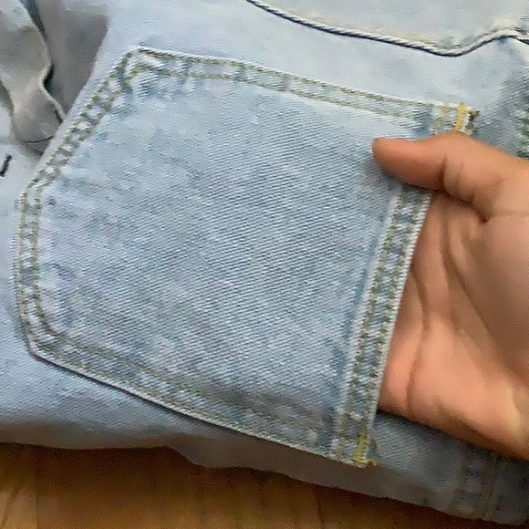 ʜɪɢʜ ʀɪꜱᴇ ᴅᴇɴɪᴍ ꜱʜᴏʀᴛꜱ - ʟɪɢʜᴛ ᴅᴇɴɪᴍ - Picture 4 of 4